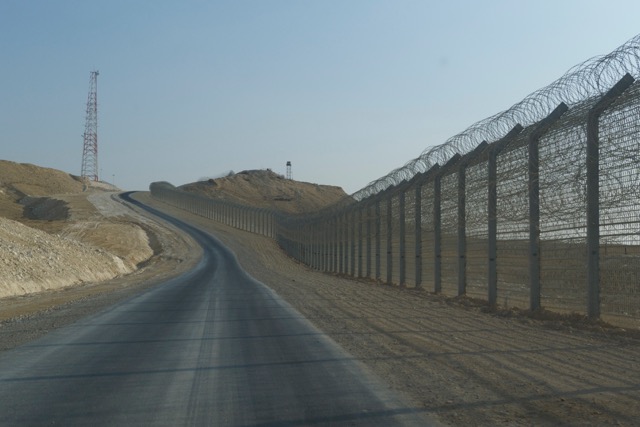 Border fence with Egypt